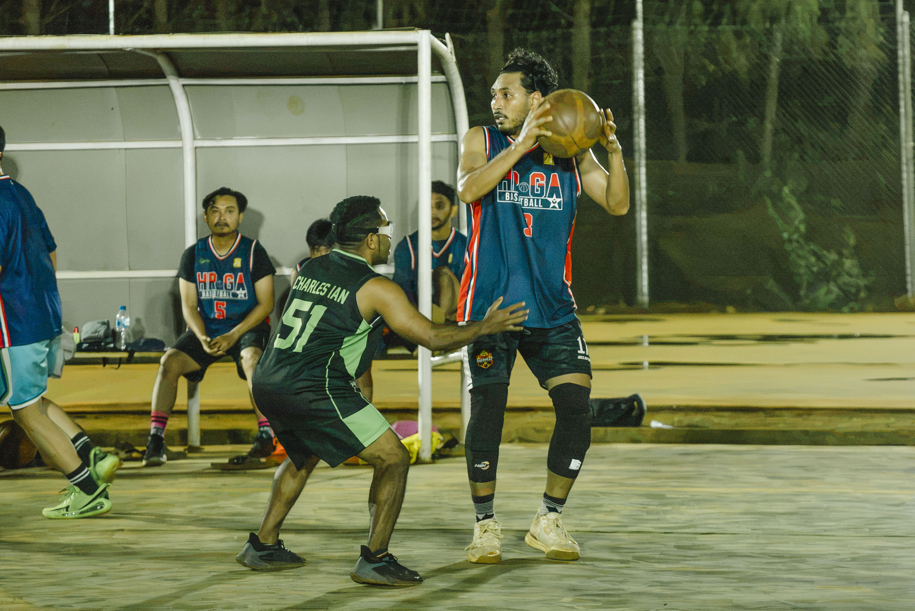 Pertandingan Basket yang ada di Site Obi