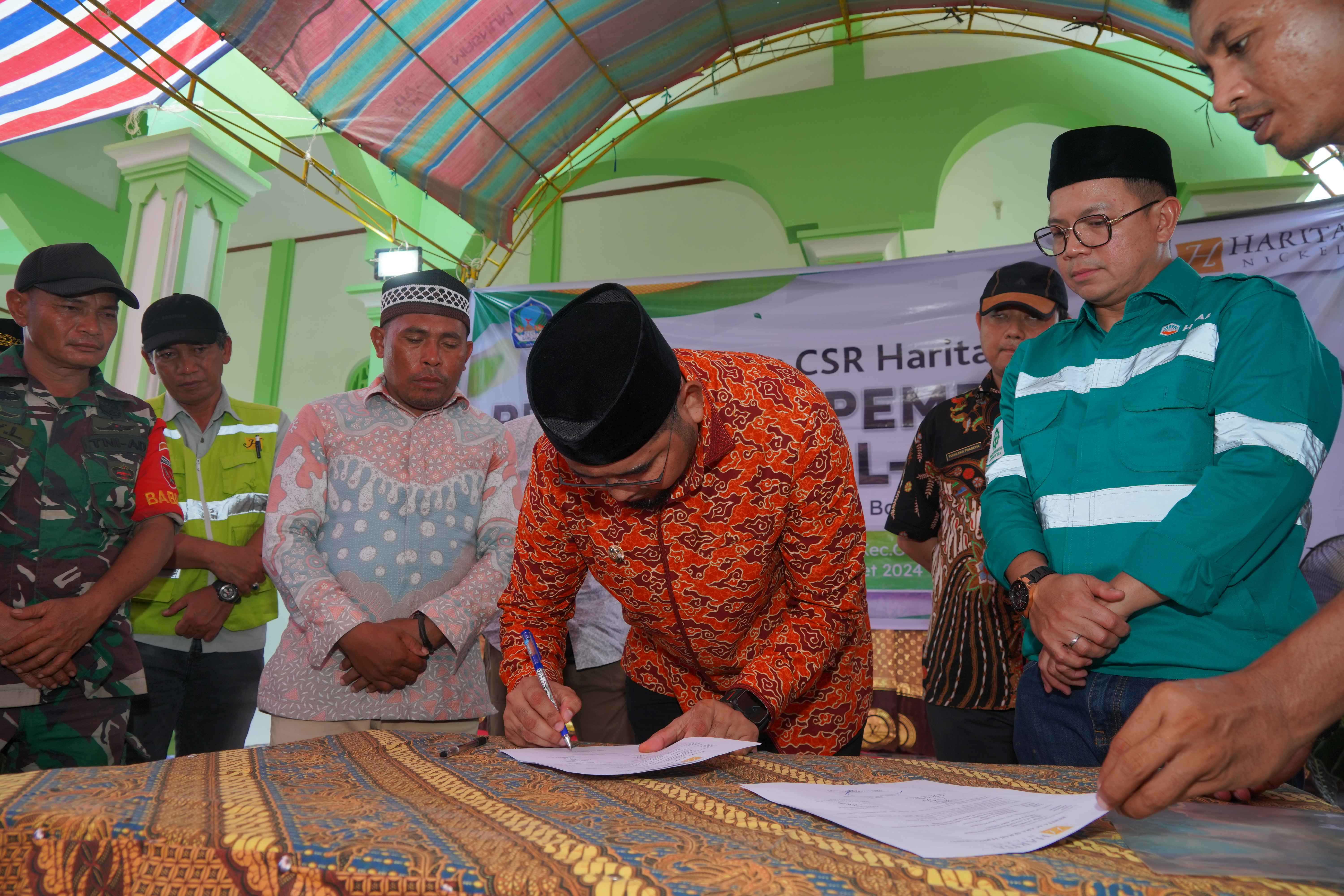Peresmian infrastruktur di desa soligi 2